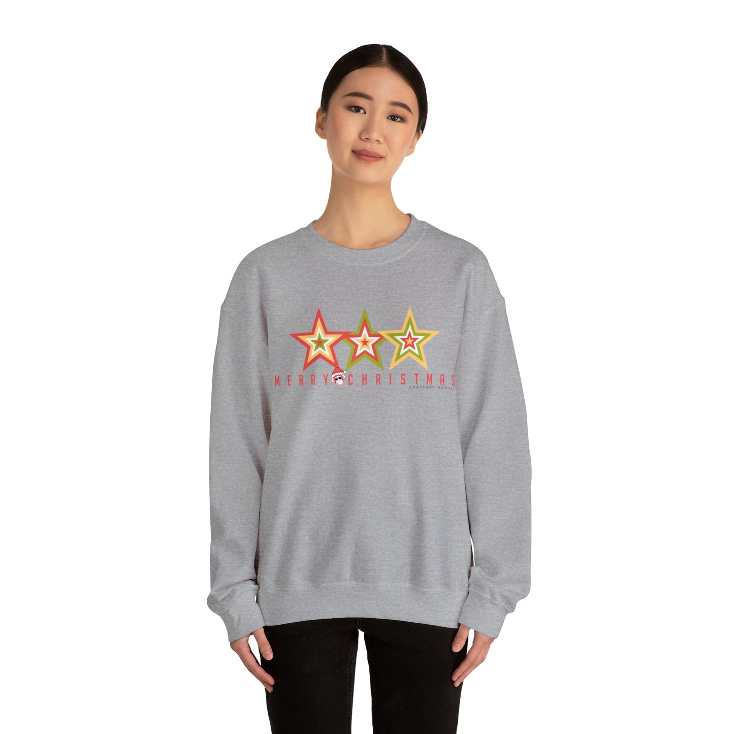 3 Star Christmas Sweatshirt