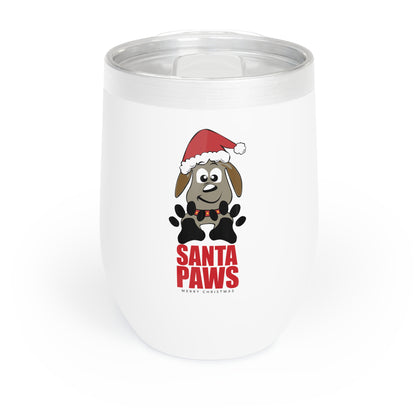 Santa Paws Dog Wine Chill Tumbler