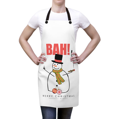 BAH! Snowman Apron