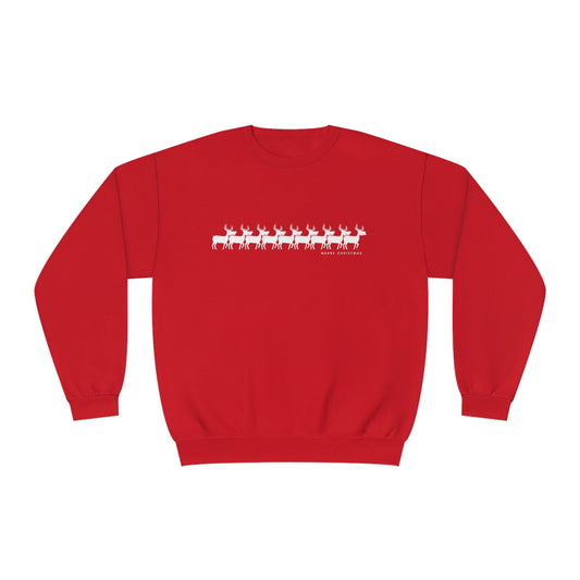 White Reindeer Row Sweatshirt