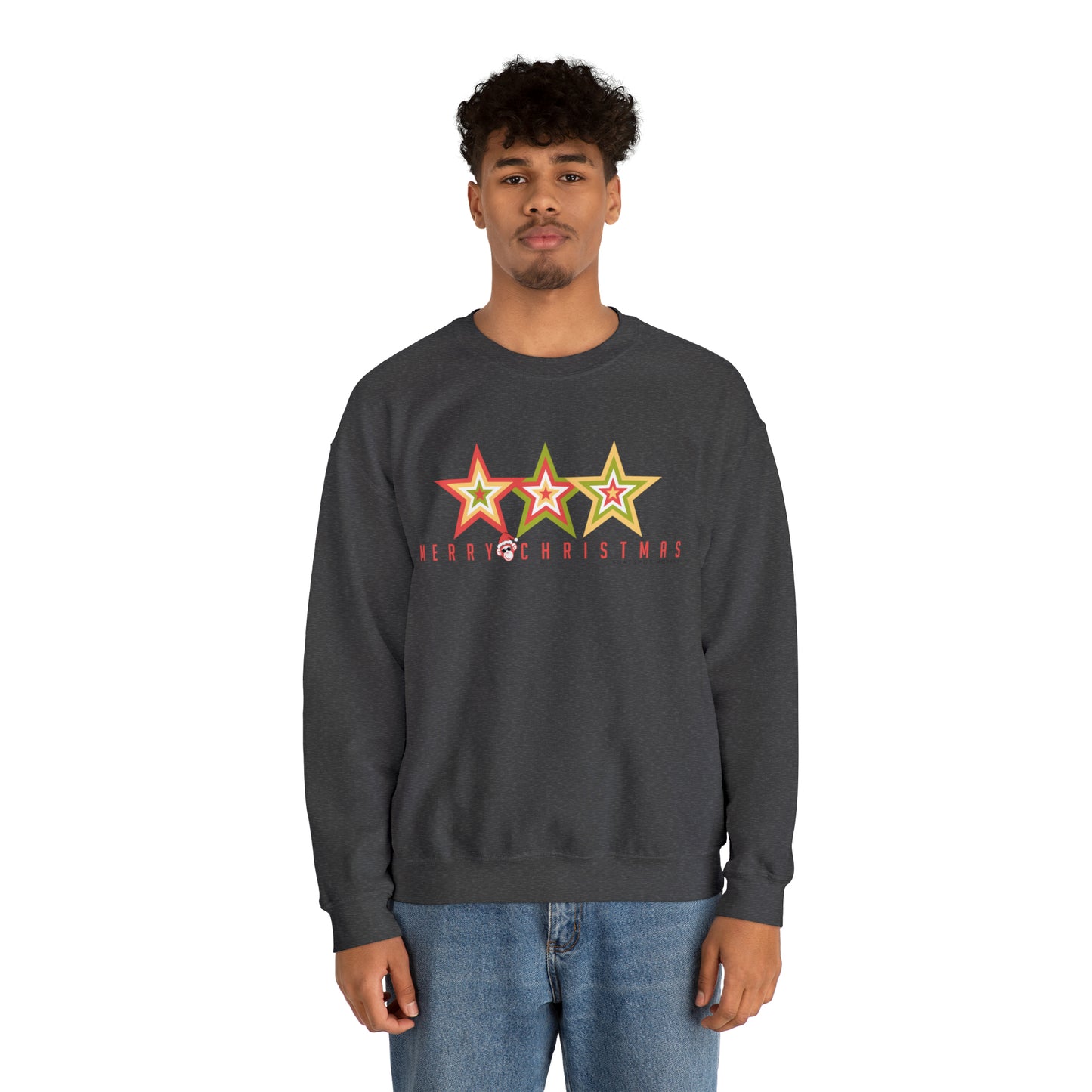 3 Star Christmas Sweatshirt