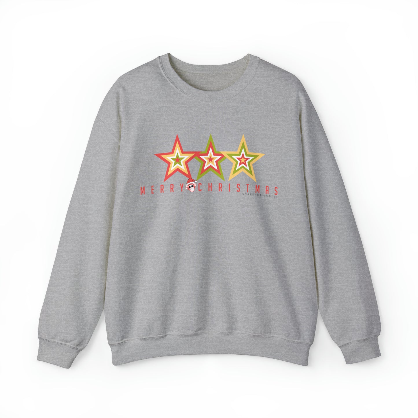 3 Star Christmas Sweatshirt