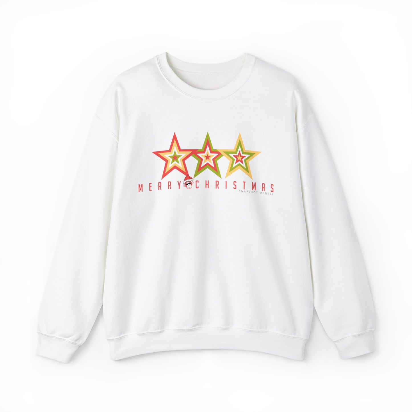 3 Star Christmas Sweatshirt