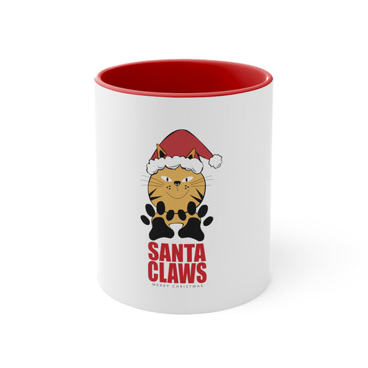 Santa Claws Cat Mug