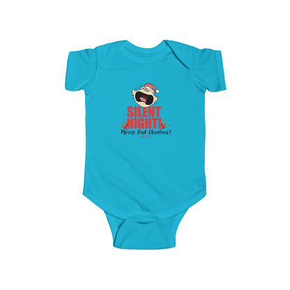 Silent Night 1 Baby Onesie