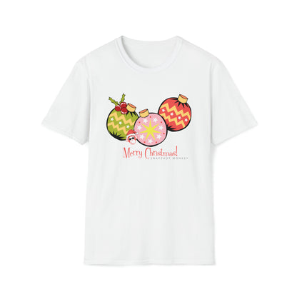 3 Baubles Merry Christmas Tee