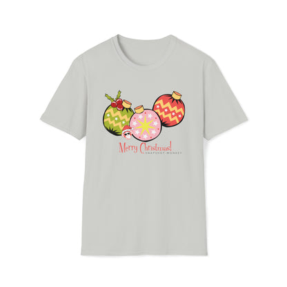 3 Baubles Merry Christmas Tee