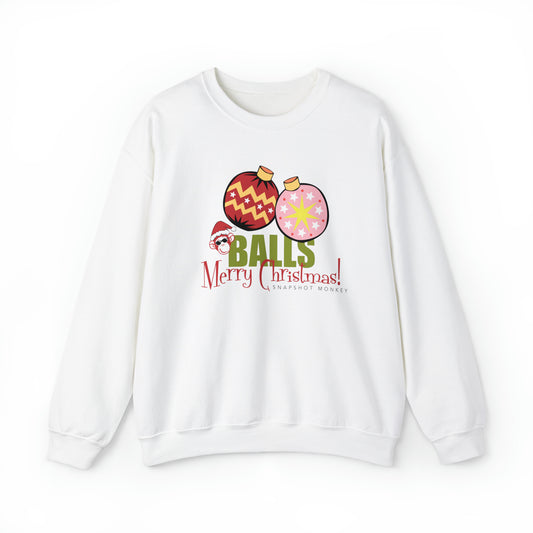 BALLS Merry Christmas 3 Sweatshirt