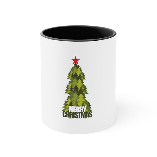 Zig Zag Green Tree Mug