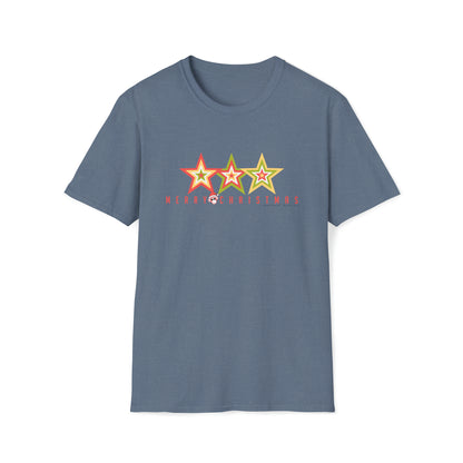 3 Star Merry Christmas Tee