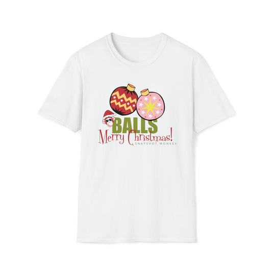 Balls Merry Christmas Tee