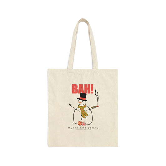 BAH! Snowman Tote