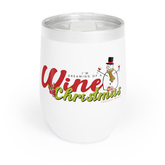 Snowman Chill Wine Tumbler