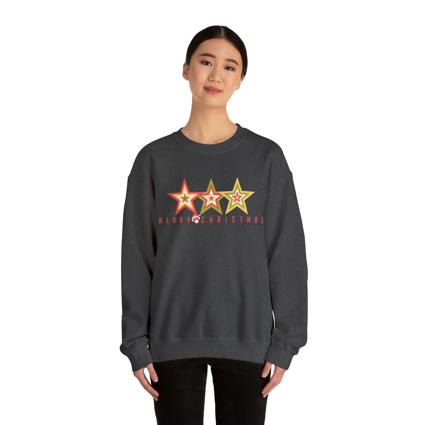 3 Star Christmas Sweatshirt