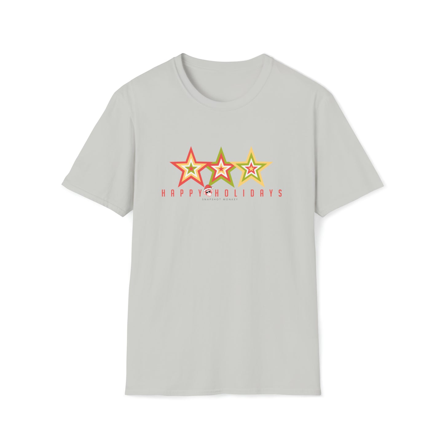 3 Star Happy Holidays Tee