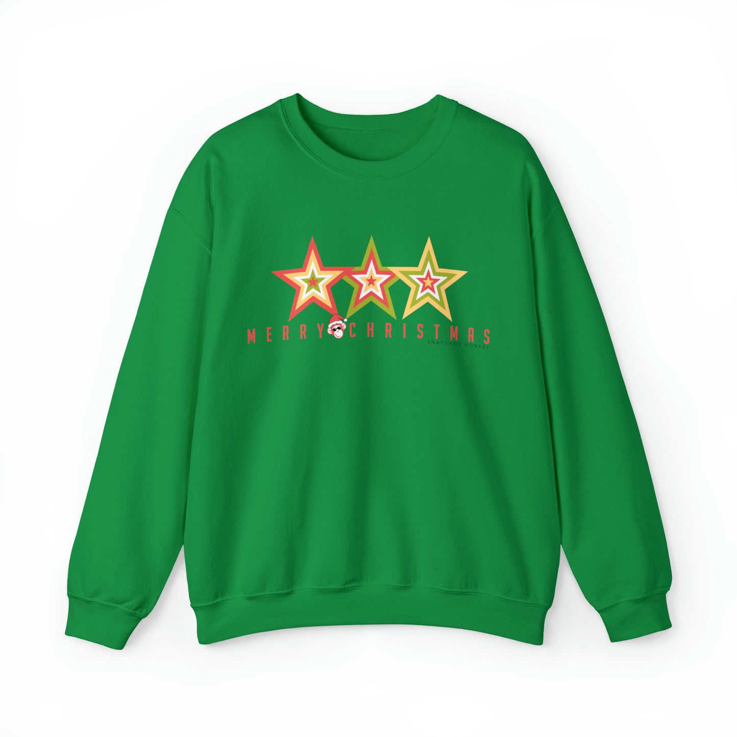 3 Star Christmas Sweatshirt