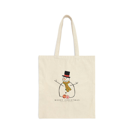 Happy Snowman Tote